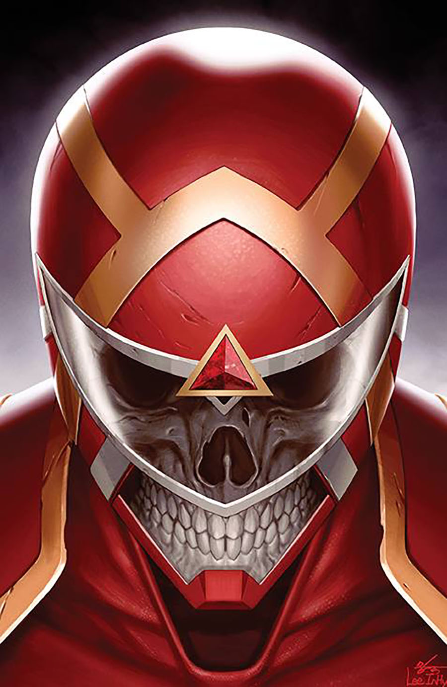 Mighty Morphin Power Rangers (BOOM Studios) #100 Cover I Incentive Inhyuk Lee Virgin Variant Cover