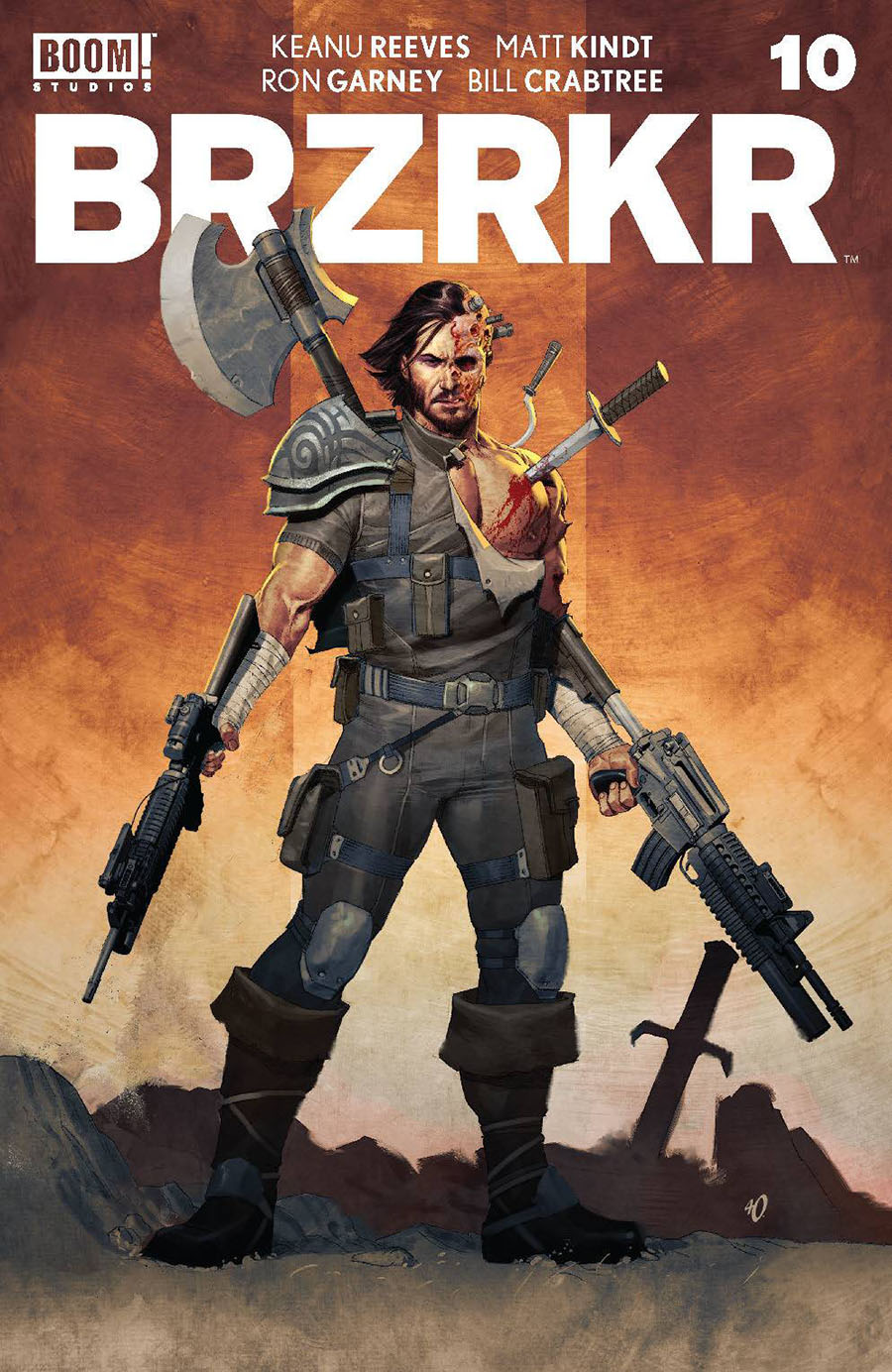 BRZRKR (Berzerker) #10 Cover E Incentive Ariel Olivetti Variant Cover