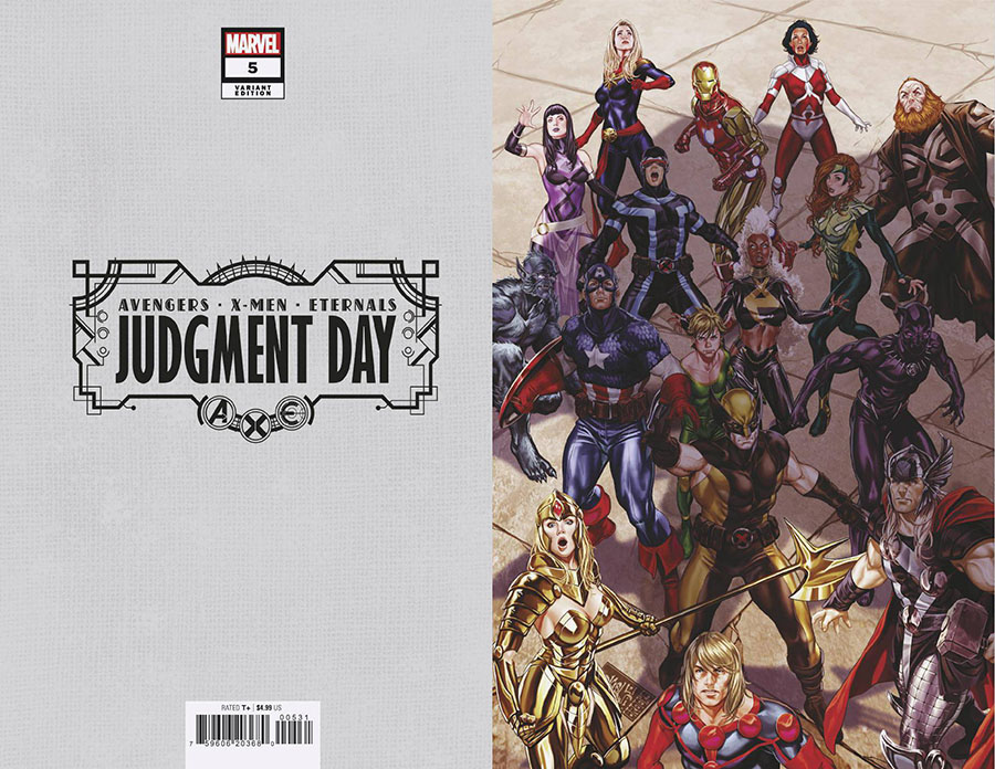 A.X.E. Judgment Day #5 Cover G Incentive Mark Brooks Virgin Cover