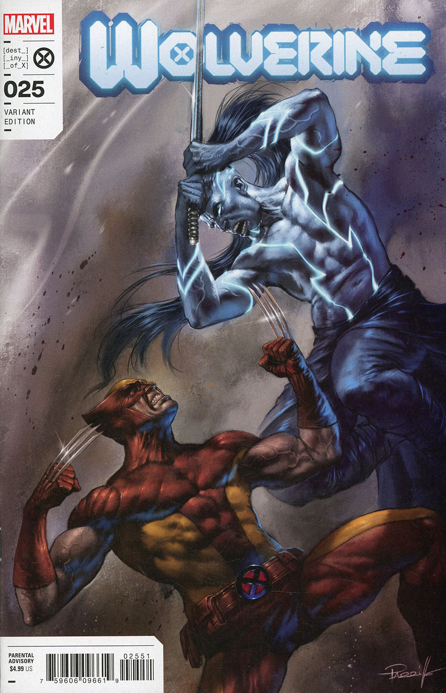 Wolverine Vol 7 #25 Cover E Incentive Lucio Parrillo Variant Cover (A.X.E. Judgment Day Tie-In)