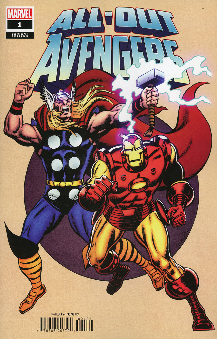 All-Out Avengers #1 Cover E Incentive Dave Cockrum Hidden Gem Variant Cover