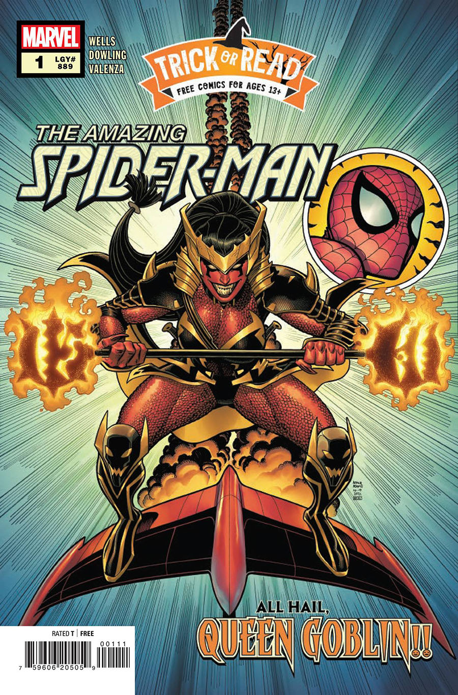 Halloween Comic Trick-Or-Read 2022 Amazing Spider-Man Vol 5 #88 - FREE - Limit 1 Per Customer