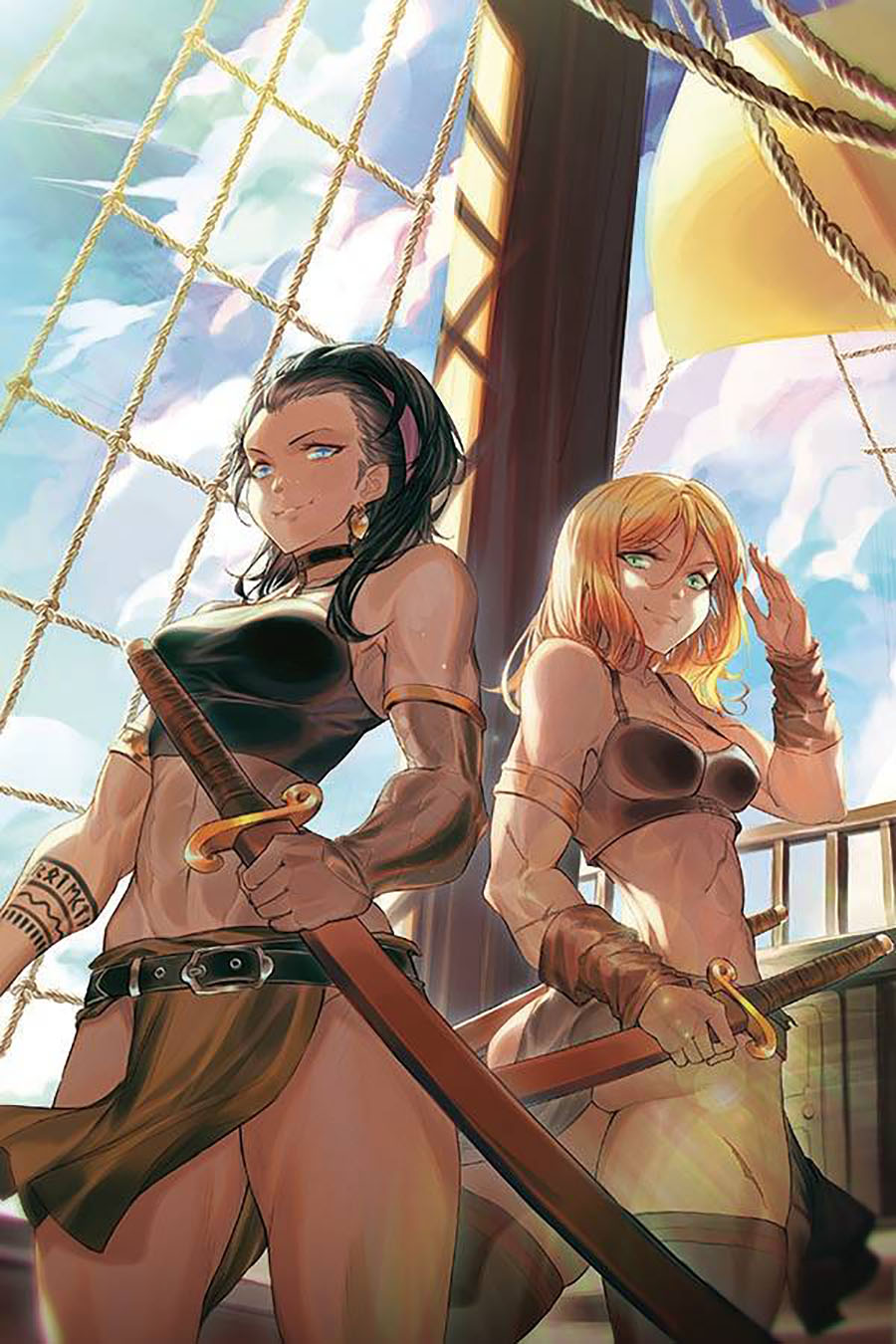 Belit & Valeria Swords vs Sorcery #5 Cover F Incentive Usanekorin Virgin Cover