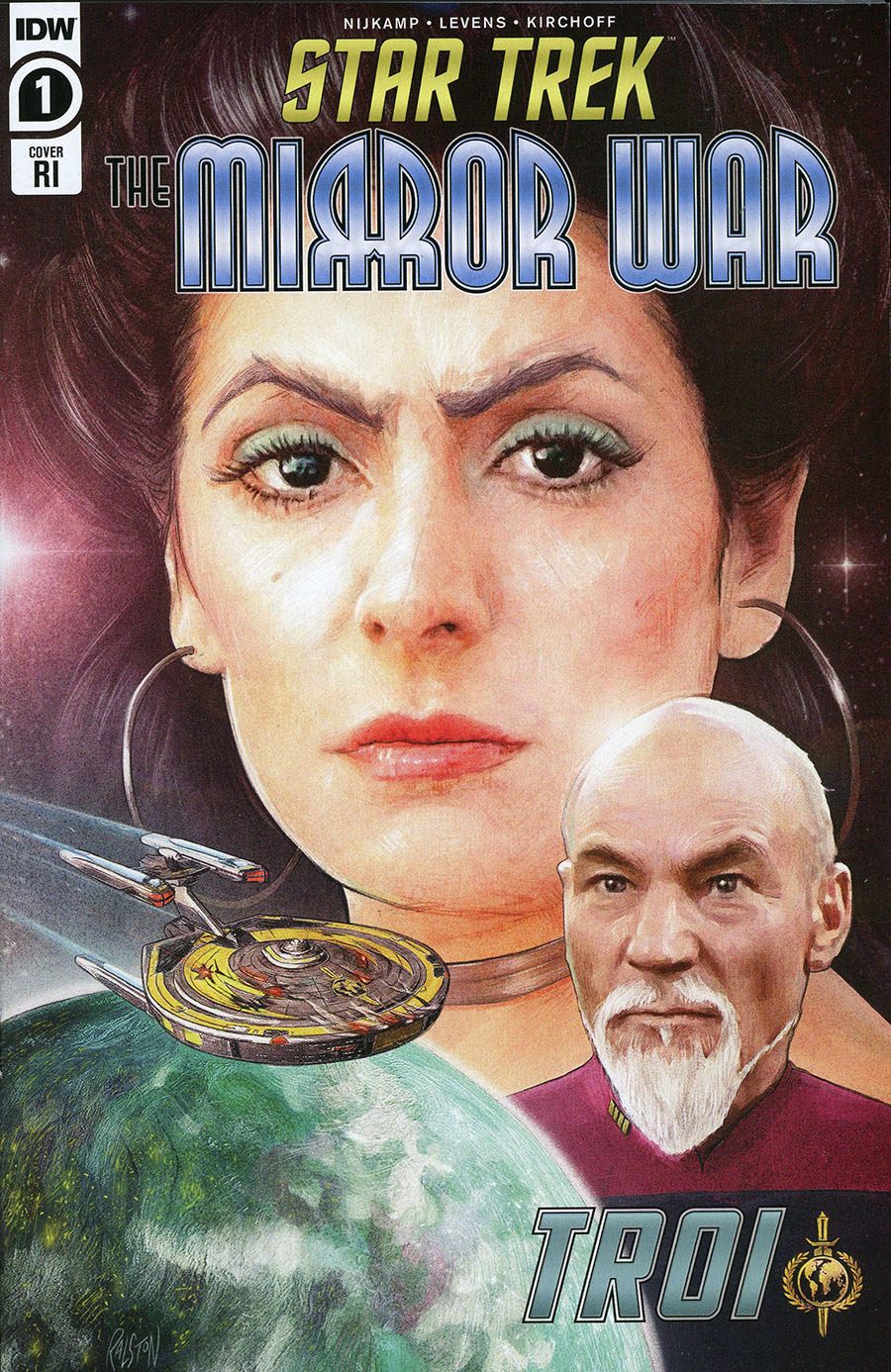 Star Trek The Mirror War Troi #1 (One Shot) Cover C Incentive Tom Ralston Variant Cover