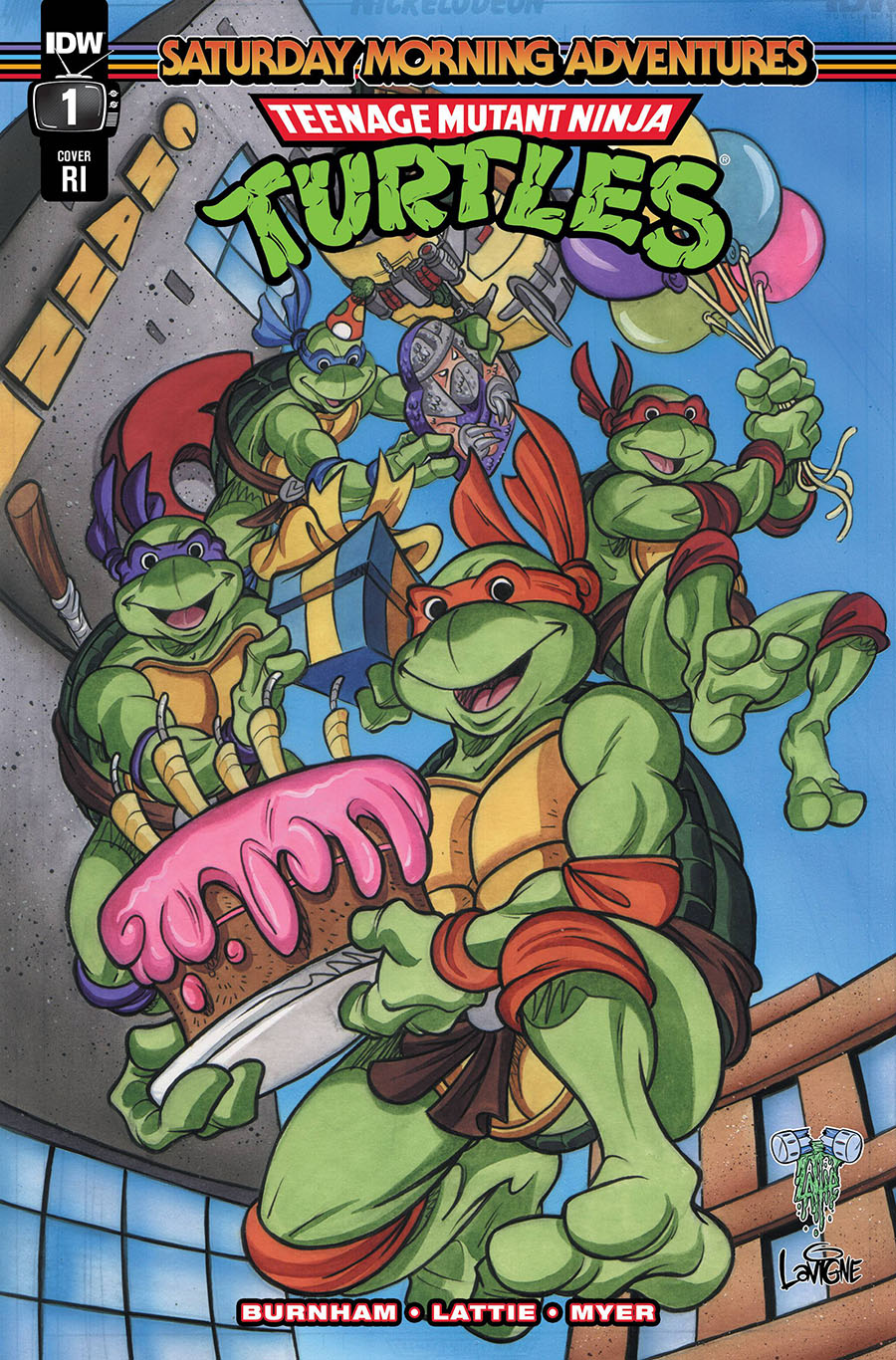 Teenage Mutant Ninja Turtles Saturday Morning Adventures #1 Cover D Incentive Tim Lattie Variant Cover