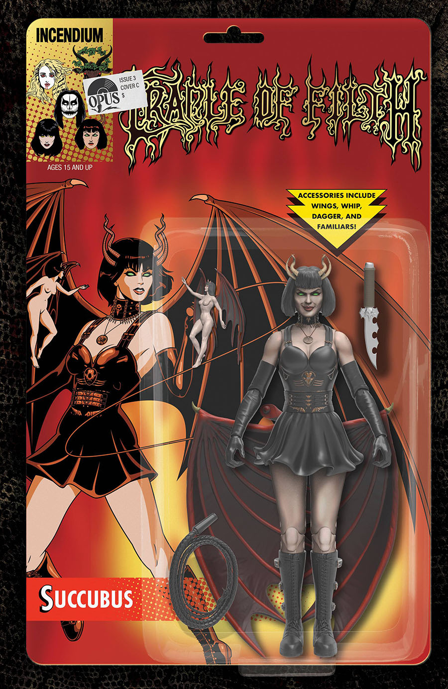 Cradle Of Filth #3 Cover C Incentive Succubus Action Figure Variant Cover