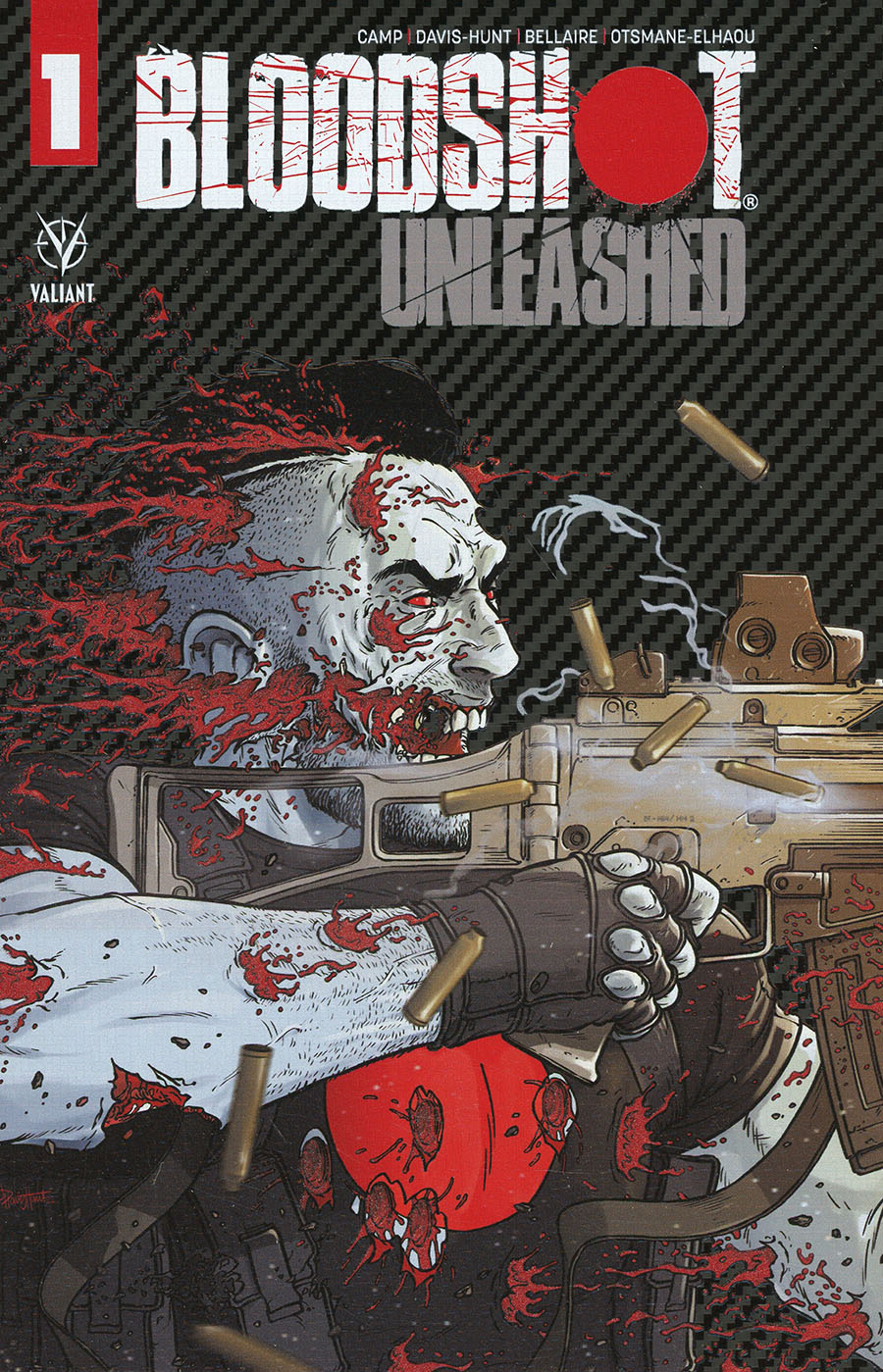 Bloodshot Unleashed #1 Cover G Incentive Jon Davis-Hunt Carbon Fiber Cover