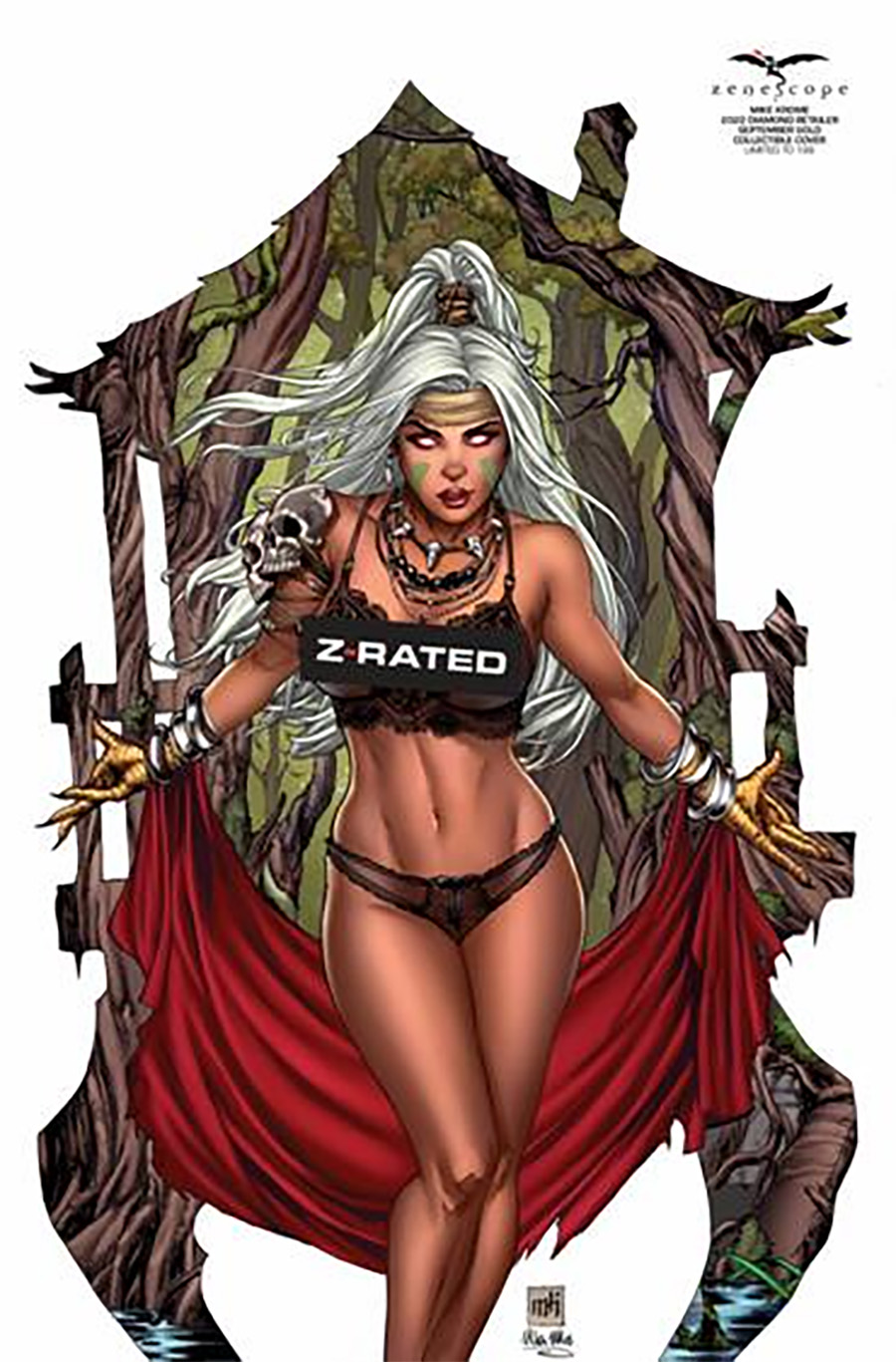 Grimm Fairy Tales Presents Robyn Hood Baba Yaga #1 (One Shot) Cover O Mike Krome Baba Yaga Lingerie Retailer Variant