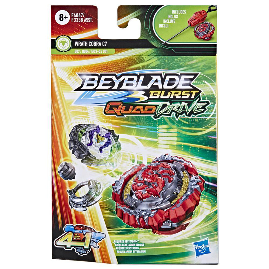 Beyblade Burst Quad Drive Wrath Cobra C7