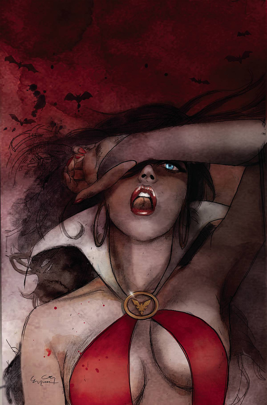 Vampirella Year One #1 Cover Z-D Incentive Ergun Gunduz Virgin Cover