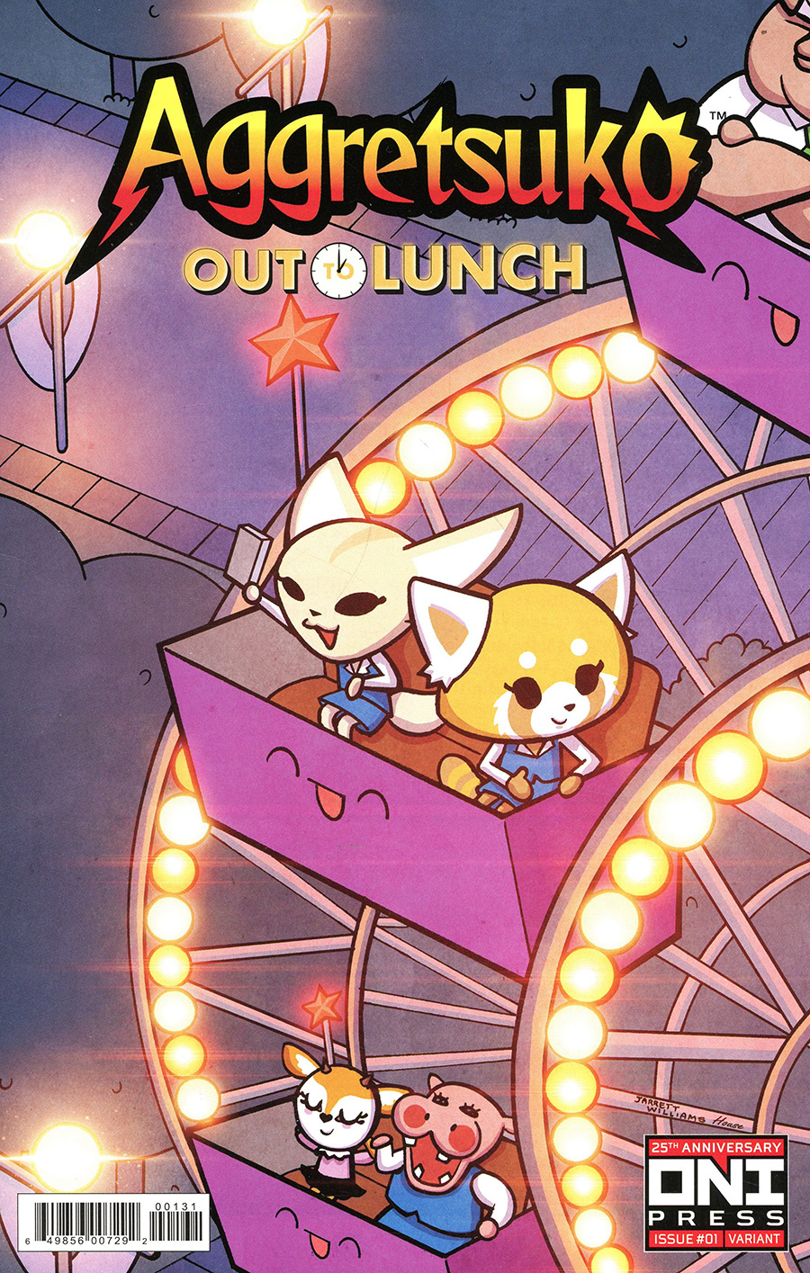 Aggretsuko Out To Lunch #1 Cover C Variant Jarrett Williams Cover