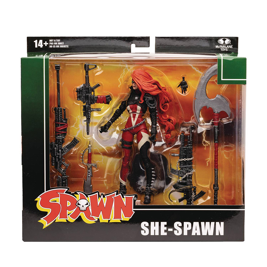 Spawn She-Spawn 7-Inch Scale Deluxe Action Figure Case