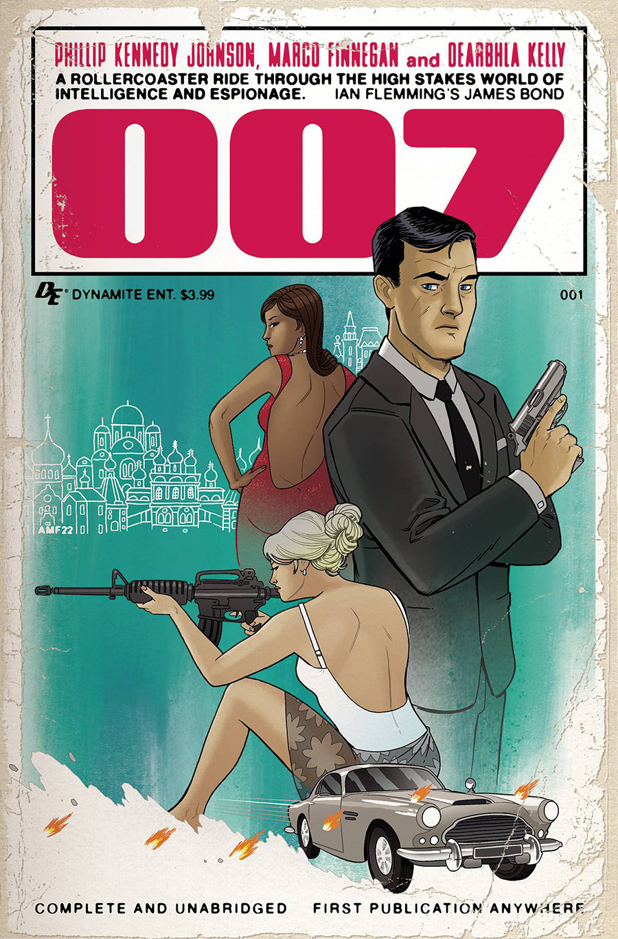 007 #1 Cover M Variant Tony Fleecs Distressed Paperback Cover