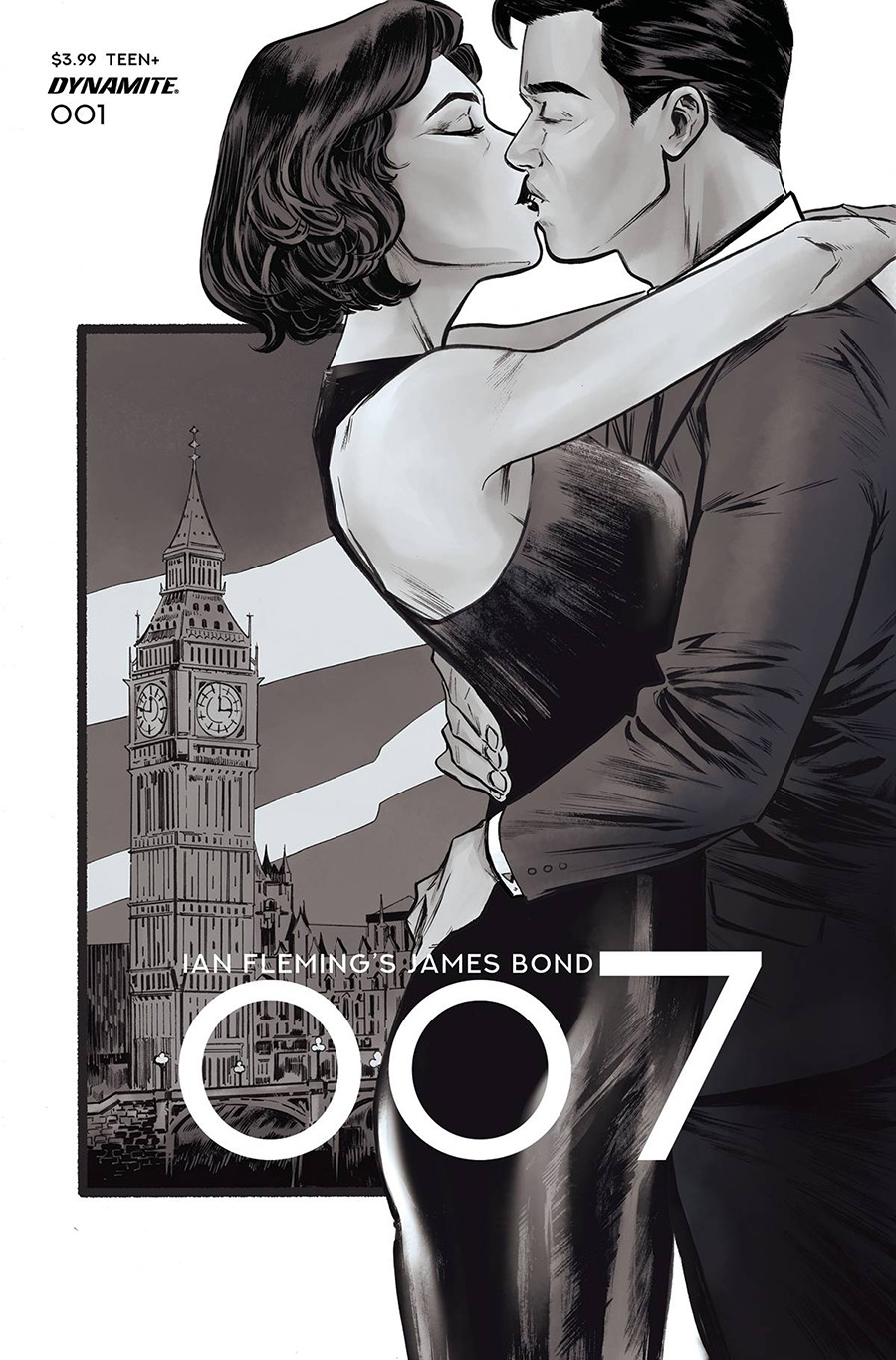 007 #1 Cover P Incentive Soo Lee Black & White Cover