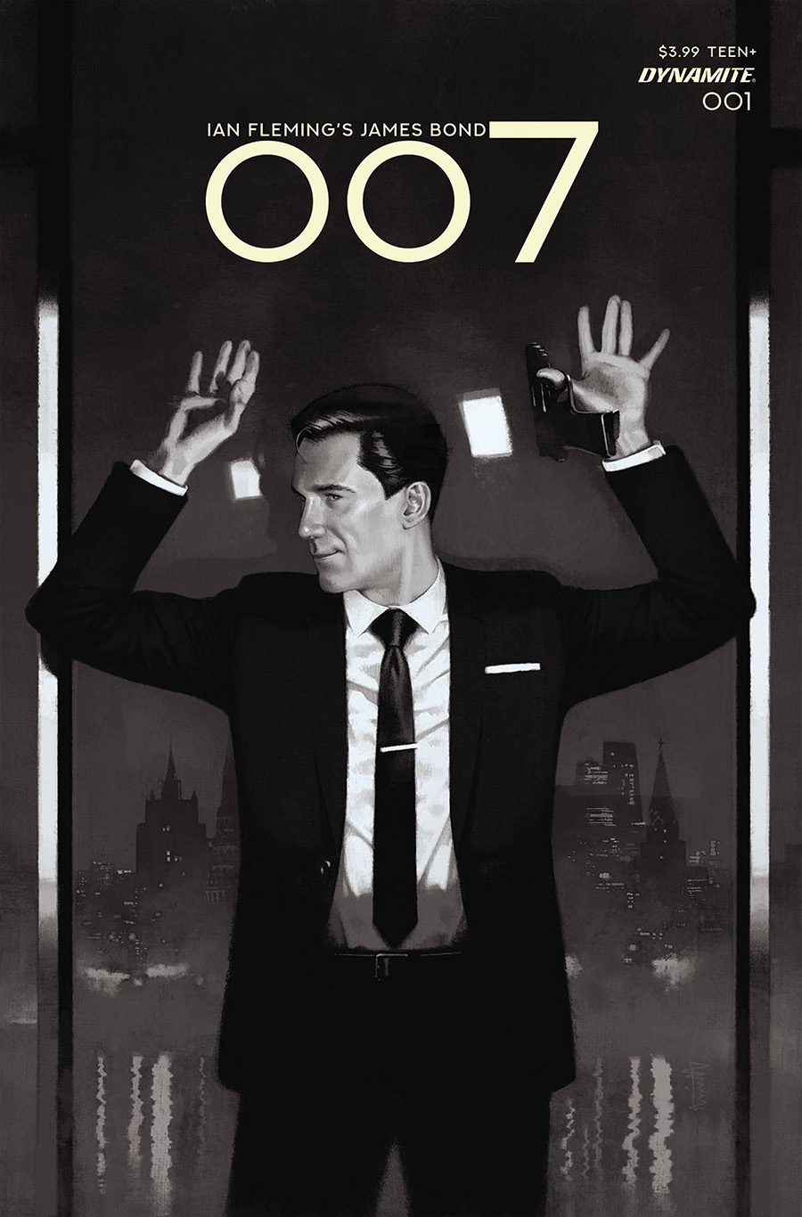 007 #1 Cover R Incentive Marc Aspinall Black & White Cover