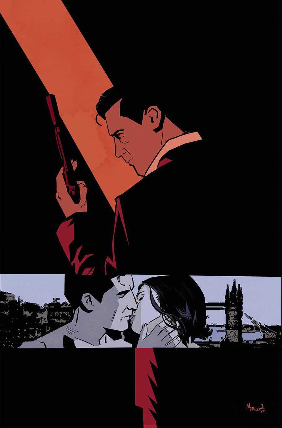 007 #1 Cover S Incentive Marco Finnegan Virgin Cover