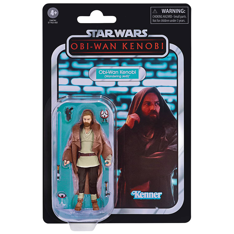 Star Wars Vintage Obi-Wan Kenobi Obi-Wan Wantering Jedi 3.75-Inch Action Figure