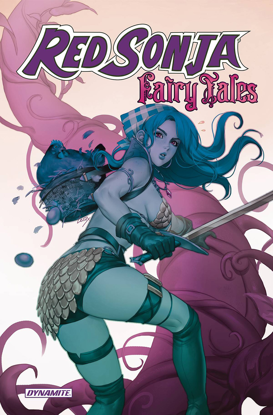 Red Sonja Fairy Tales #1 (One Shot) Cover H Variant Lesley Leirix Li Ultraviolet Cover