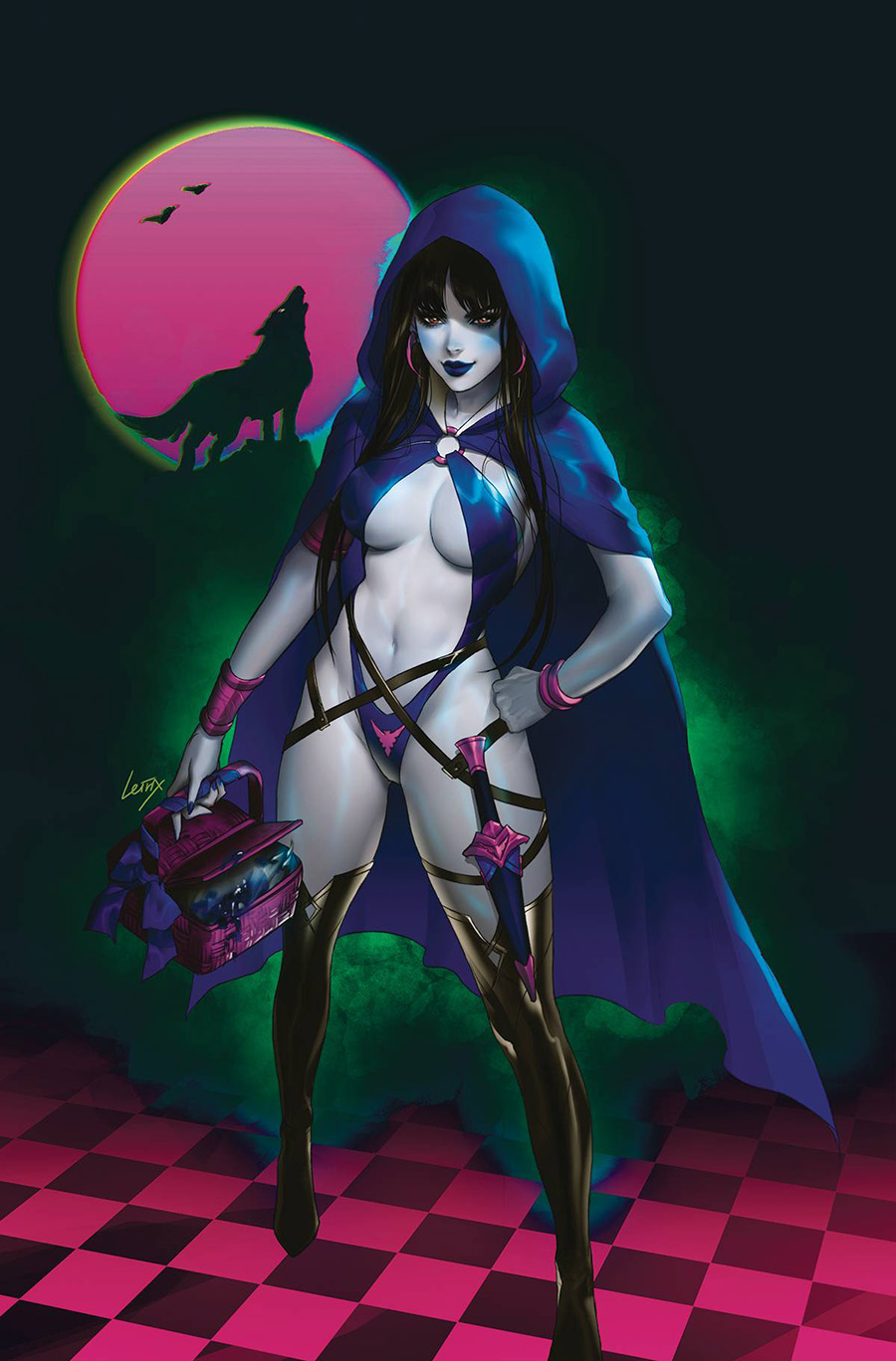 Vampirella Fairy Tales #1 (One Shot) Cover J Incentive Lesley Leirix Li Ultraviolet Virgin Cover