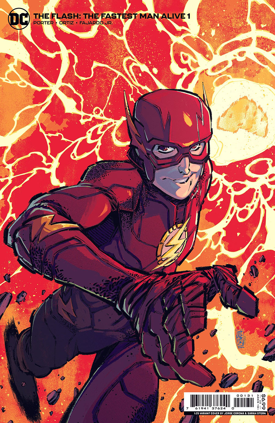 Flash The Fastest Man Alive Vol 2 #1 Cover D Incentive Jorge Corona Foil Card Stock Variant Cover