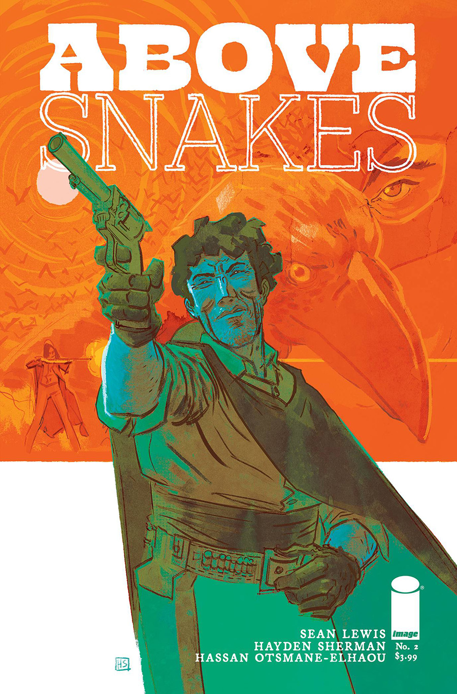 Above Snakes #2 Cover B Variant Hayden Sherman Cover