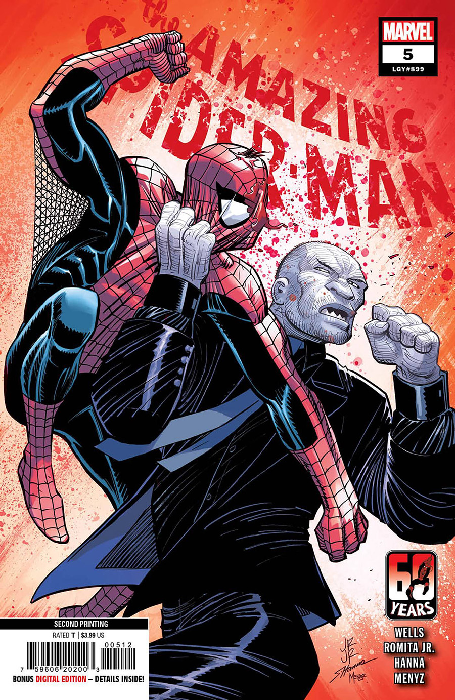 Amazing Spider-Man Vol 6 #5 Cover E 2nd Ptg John Romita Jr Variant Cover