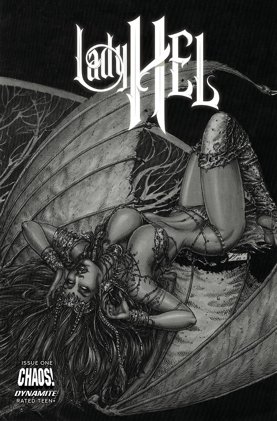 Lady Hel #1 Cover U Incentive Joyce Chin Black & White Cover