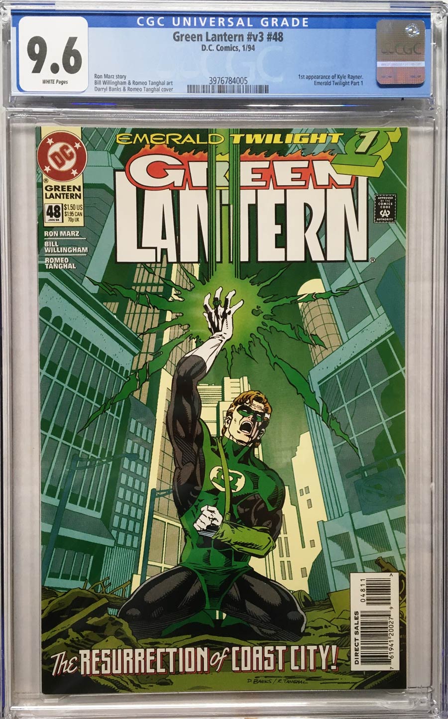 Green Lantern Vol 3 #48 Cover B CGC 9.6