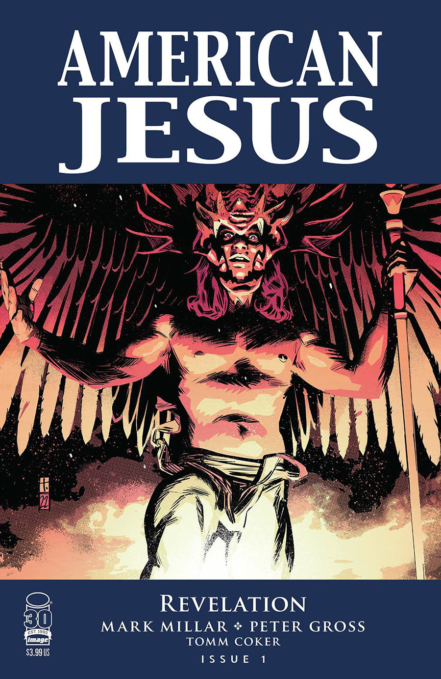 American Jesus Revelation #1 Cover B Variant Tomm Coker Cover