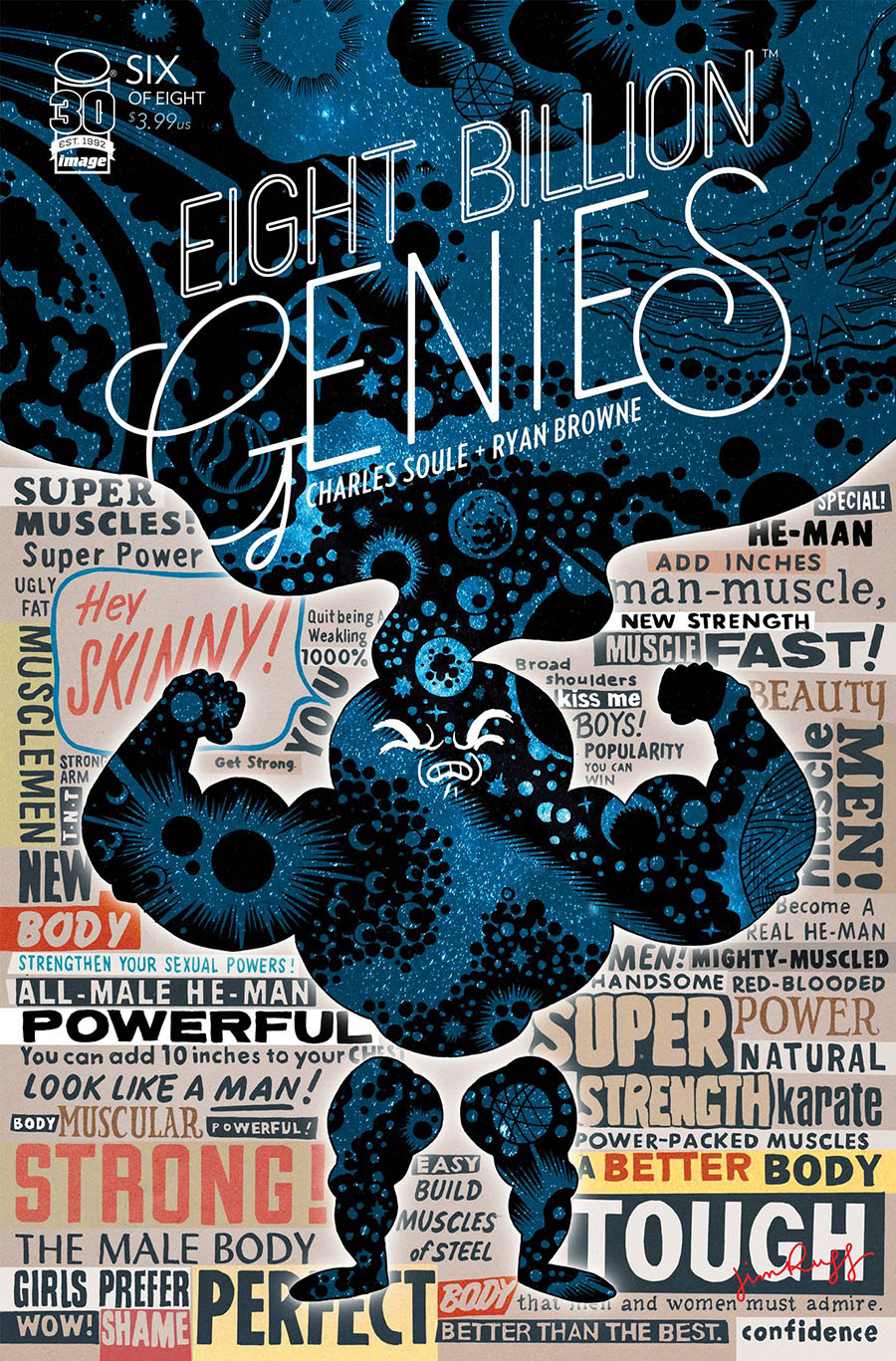 Eight Billion Genies #6 Cover B Variant Jim Rugg Cover
