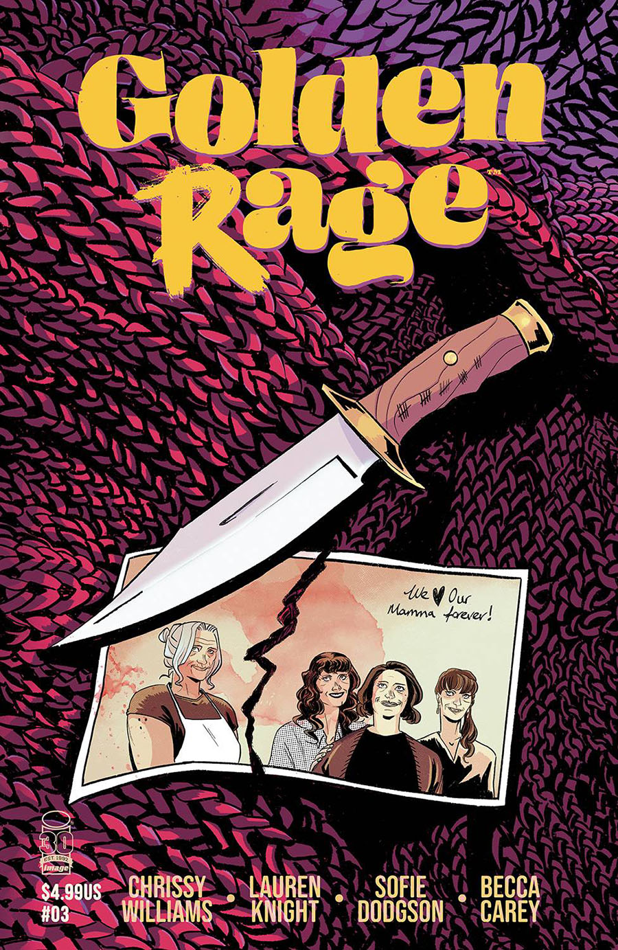 Golden Rage #3 Cover A Regular Lauren Knight Cover