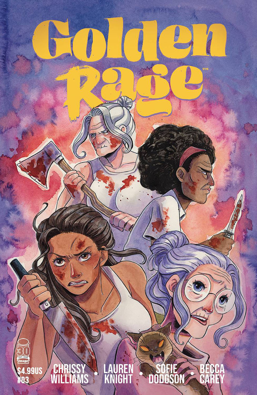 Golden Rage #3 Cover B Variant Emi Lenox Cover