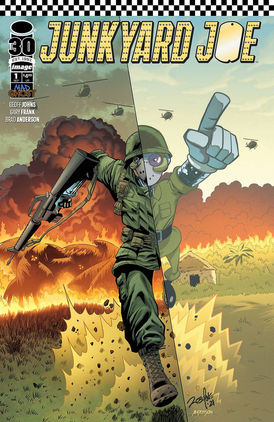 Junkyard Joe #1 Cover B Variant Robert Love & Brad Anderson Cover