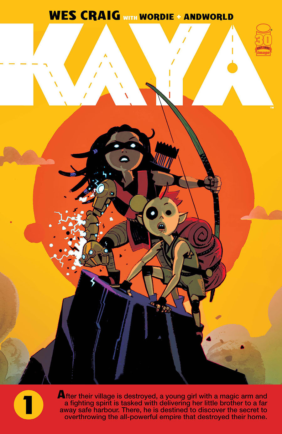 Kaya #1 Cover A Regular Wes Craig Cover (Limit 1 Per Customer)