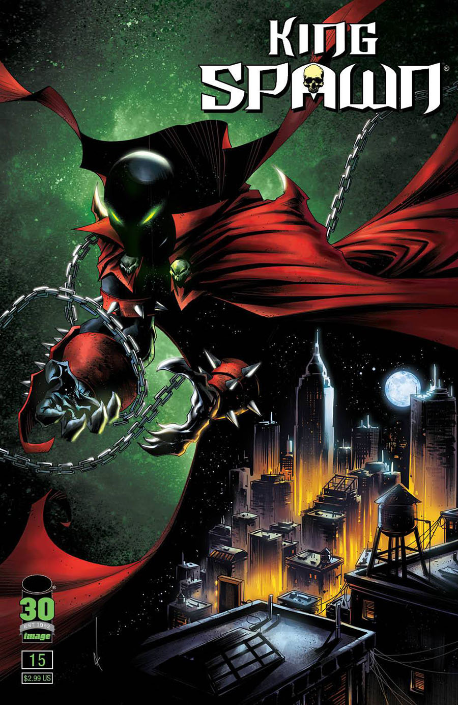 King Spawn #15 Cover B Variant Kevin Keane Cover