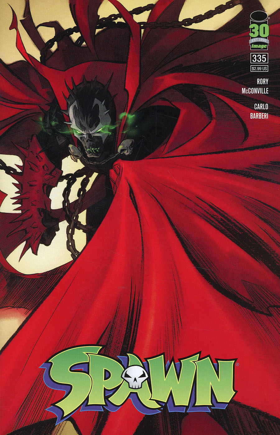 Spawn #335 Cover A Regular Marcial Toledano Cover
