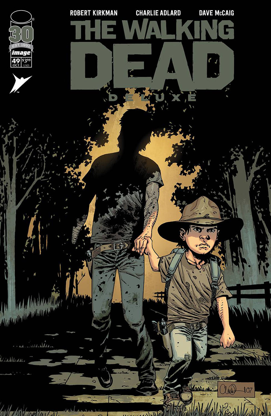 Walking Dead Deluxe #49 Cover B Variant Charlie Adlard & Dave McCaig Cover