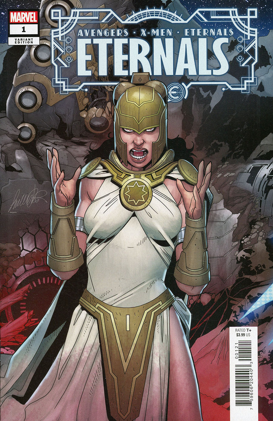 A.X.E. Eternals #1 (One Shot) Cover B Variant Salvador Larroca Connecting Cover