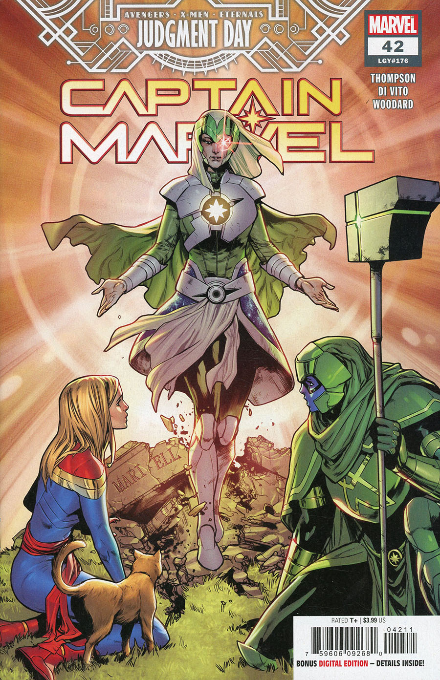 Captain Marvel Vol 9 #42 Cover A Regular Juan Frigeri Cover (A.X.E. Judgment Day Tie-In)