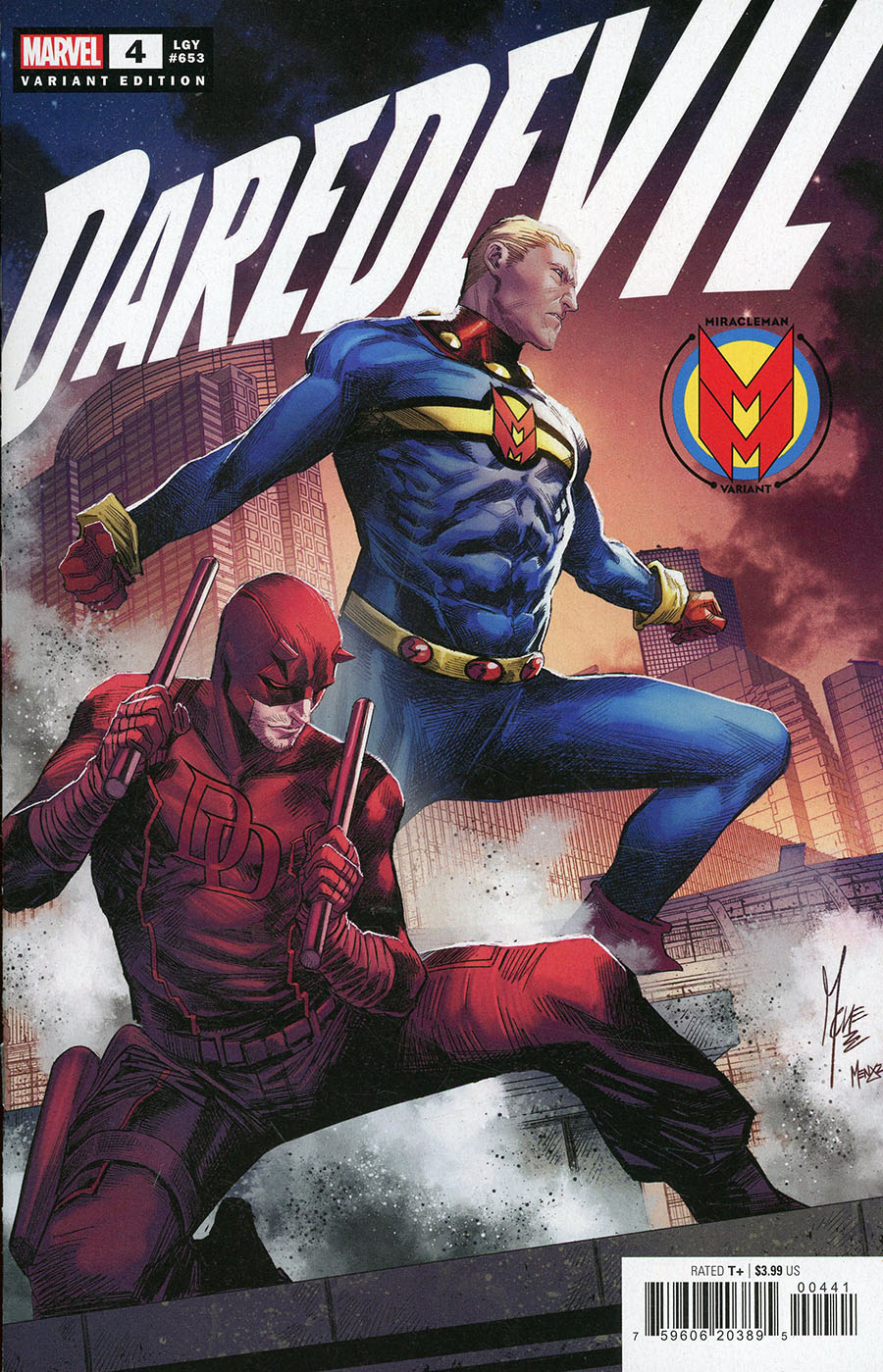 Daredevil Vol 7 #4 Cover B Variant Marco Checchetto Miracleman Cover