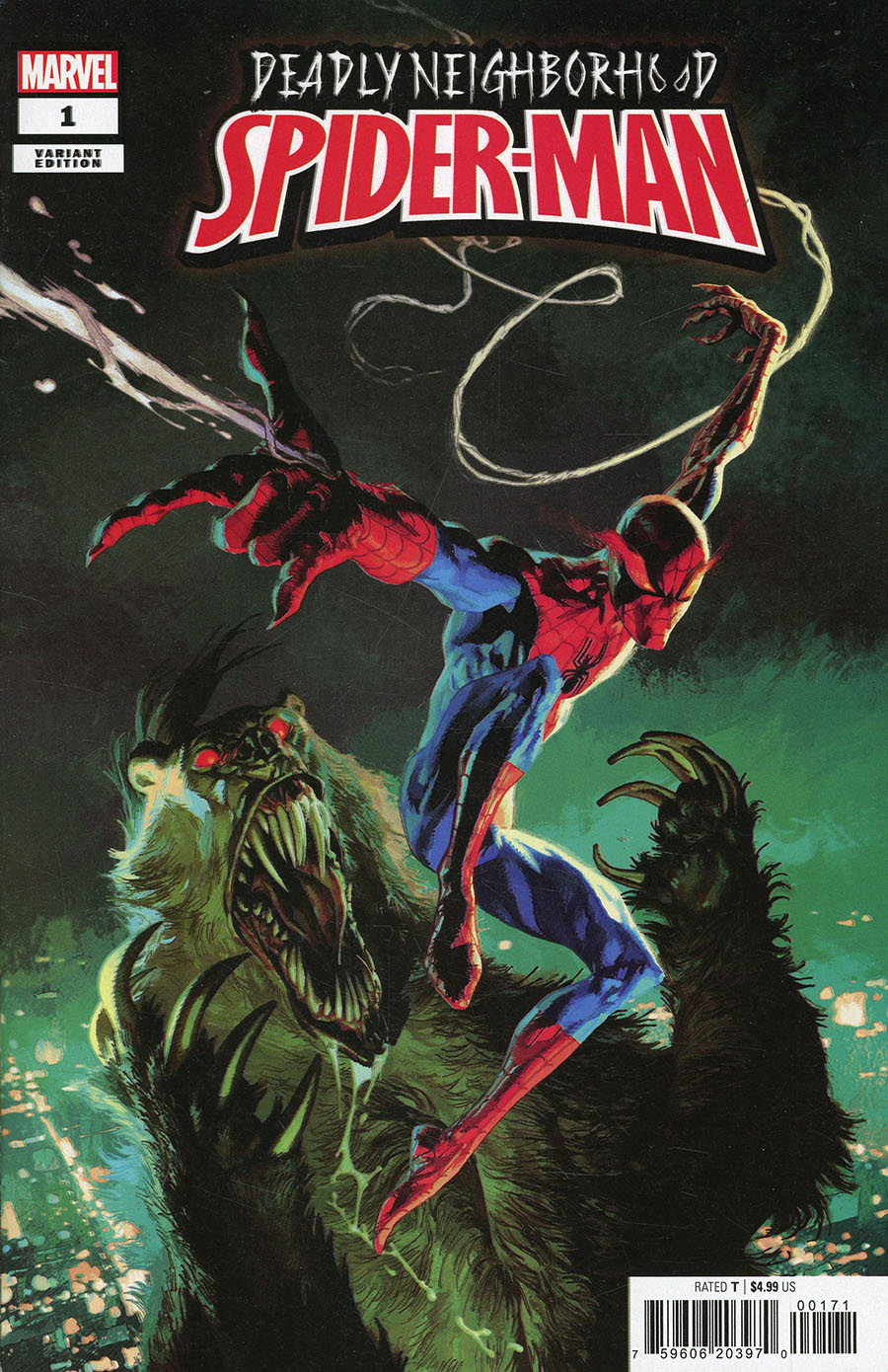 Deadly Neighborhood Spider-Man #1 Cover E Variant Josemaria Casanovas Cover
