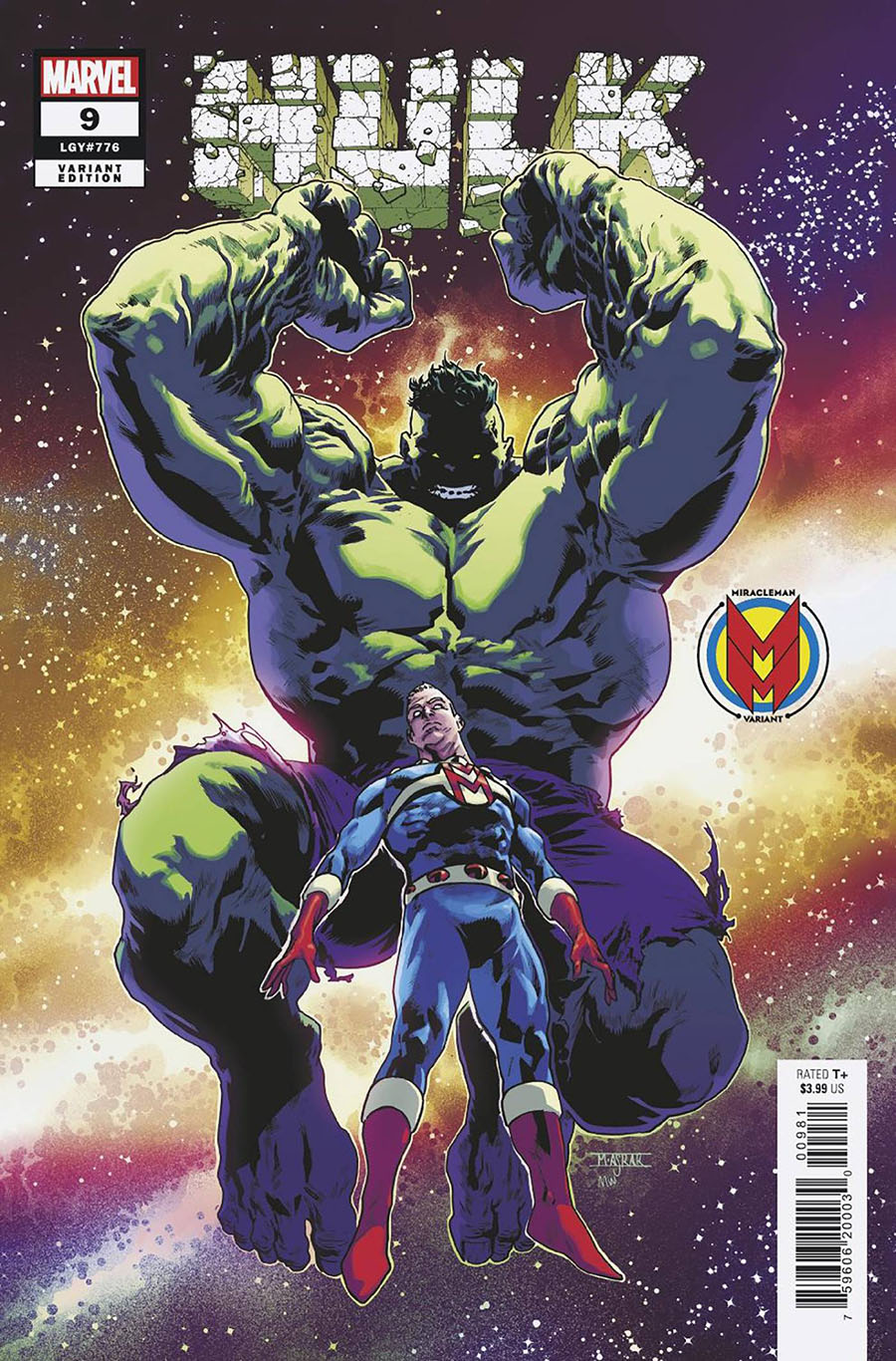 Hulk Vol 5 #9 Cover B Variant Mahmud Asrar Miracleman Cover