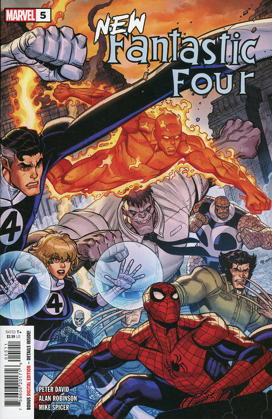 New Fantastic Four #5 Cover A Regular Nick Bradshaw Cover