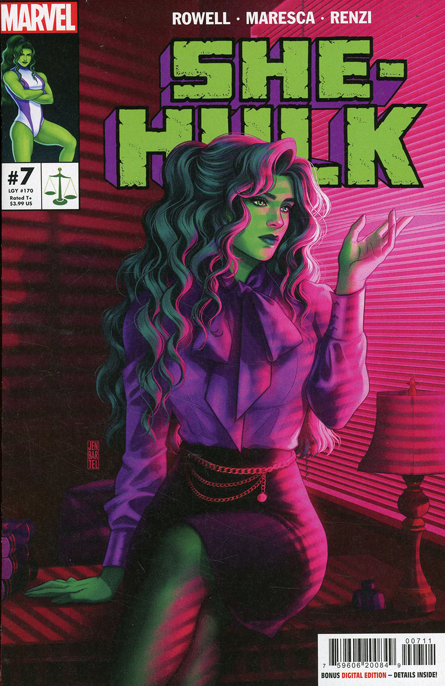She-Hulk Vol 4 #7 Cover A Regular Jen Bartel Cover
