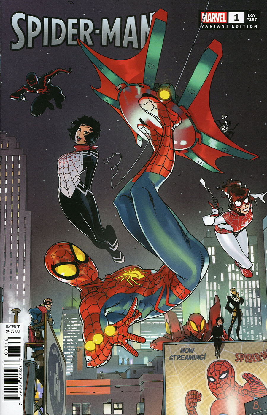 Spider-Man Vol 4 #1 Cover B Variant Bengal Connecting Cover