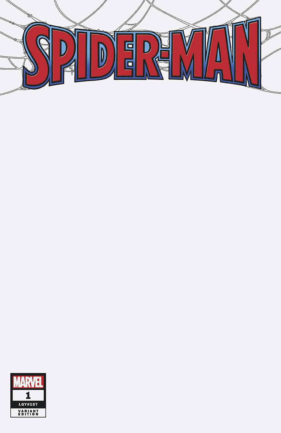 Spider-Man Vol 4 #1 Cover G Variant Blank Cover