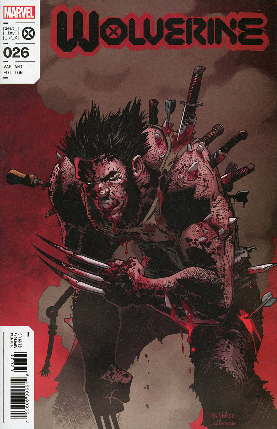 Wolverine Vol 7 #26 Cover C Variant Kev Walker Cover