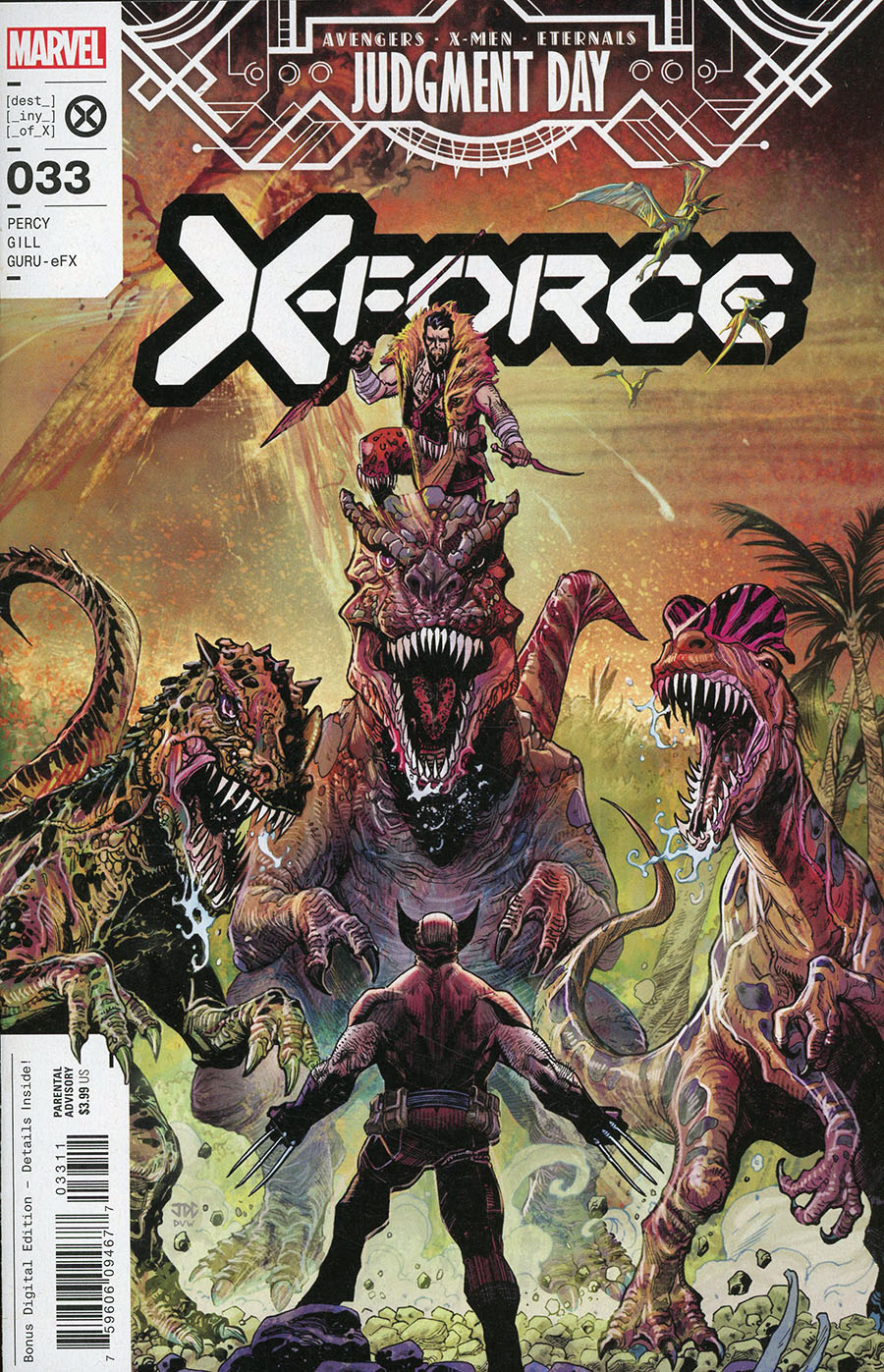 X-Force Vol 6 #33 Cover A Regular Joshua Cassara Cover (A.X.E. Judgment Day Tie-In)