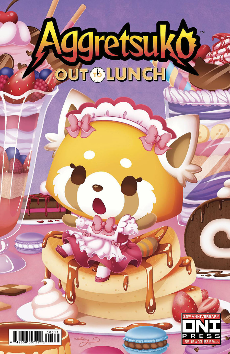 Aggretsuko Out To Lunch #3 Cover A Regular Abigail Starling Cover