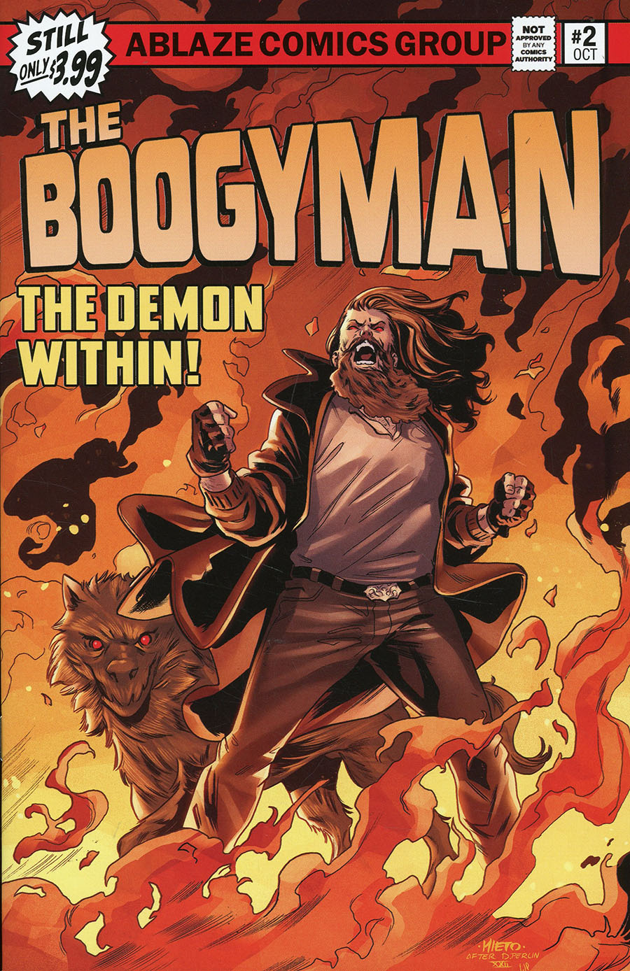 Boogyman #2 Cover C Variant Carlos Nieto Ghost Rider 34 Parody Cover